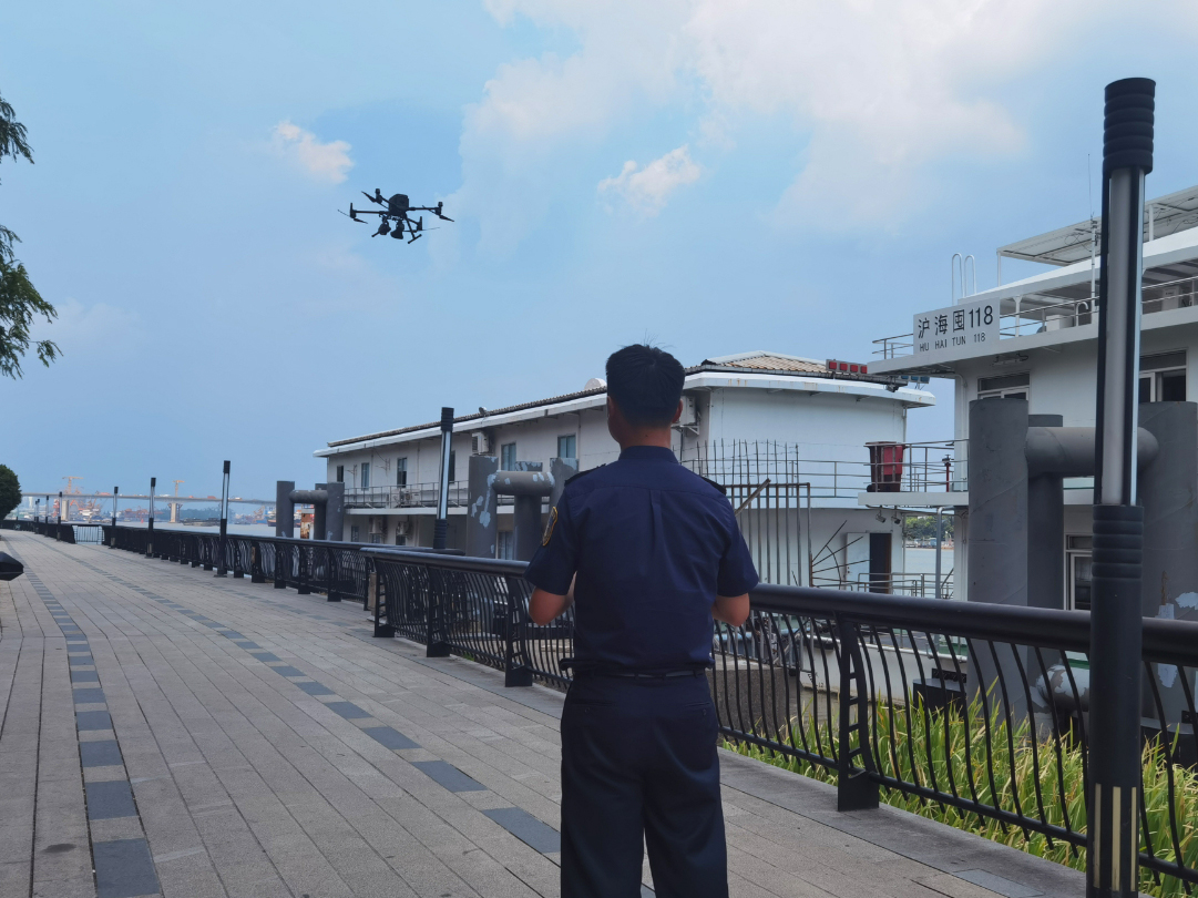 無人機助力閩行海事局探索智能化高效巡檢新模式(圖1) 無人機助力閩行海事局探索智能化高效巡檢新模式(圖1)