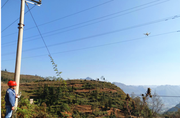 水城供電局使用無人機巡線模式,保障電網(wǎng)用電高(圖3)